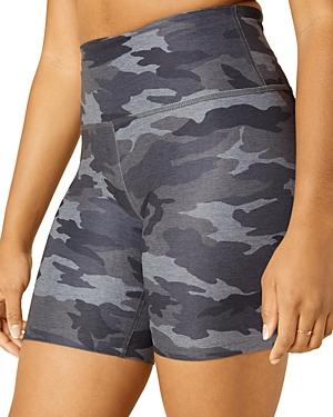 Beyond Yoga Space Dye Printed High Waist Bike Shorts