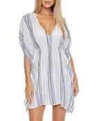 Becca By Rebecca Virtue Radiance Striped Cover Up Tunic