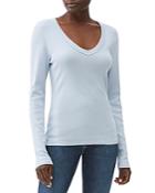 Michael Stars Layla Long Sleeve V-neck Tee
