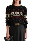 Lauren Ralph Lauren Wintry Patterned Sweater