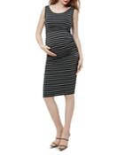 Kimi & Kai Tobi Sleeveless Striped Maternity Dress