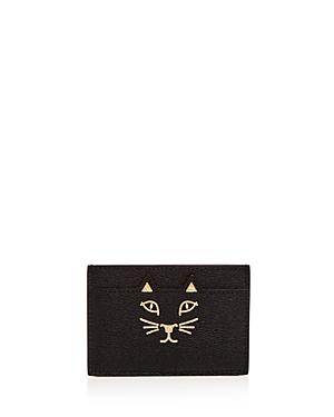 Charlotte Olympia Feline Leather Card Case