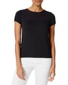 Hobbs London Lola Eyelet Trim Top