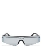 Balenciaga Unisex Rimless Rectangle Sunglasses, 99mm