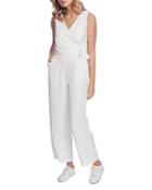 1.state Twill Wrap Jumpsuit
