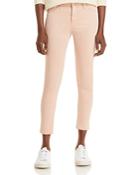 Ag Prima Crop Jeans In Sulfur Infinite Mauve