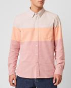 French Connection Colorblocked Oxford Shirt