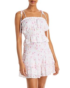 Lucy Paris Floral Eyelet Tie Top