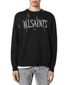 Allsaints Destroy Saints Cotton Sweatshirt