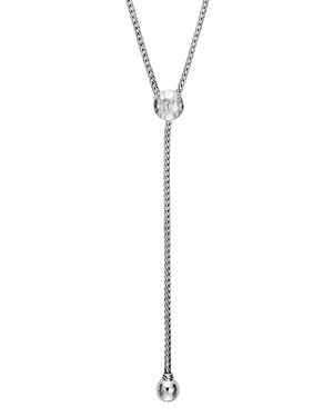 John Hardy Sterling Silver Classic Chain Hammered Y Necklace, 32