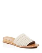 Kenneth Cole Janie Leather Demi Wedge Slide Sandals
