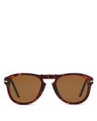 Persol 0714 Polarized Vintage Icons Foldable Sunglasses, 54mm