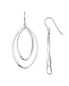Sterling Silver Twist Drop Earrings - 100% Exclusive