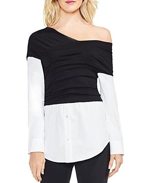 Vince Camuto One-shoulder Layered Look Top
