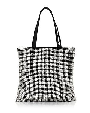 Alexander Wang Heiress Rhinestone Mesh Quilted Tote
