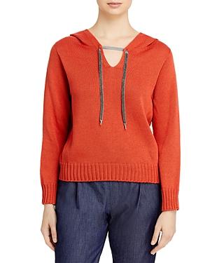 Fabiana Filippi Hooded Cotton Sweater