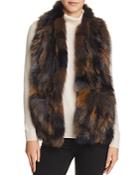 Jocelyn Knit Fox Fur Pocket Scarf - 100% Exclusive