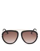 Tom Ford Stacy Aviator Sunglasses, 57mm