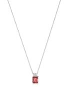 Bloomingdale's Pink Tourmaline & Diamond Pendant Necklace In 14k White Gold, 16 - 100% Exclusive