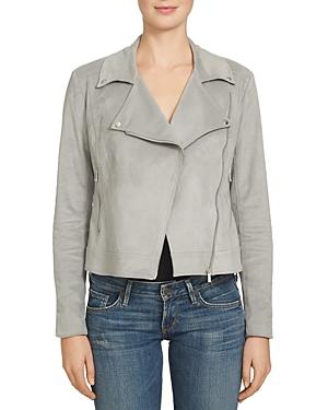 1.state Faux Suede Moto Jacket