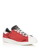Y-3 Men's Super Knot Nubuck Leather Lace Up Sneakers