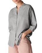Whistles Beatrice Striped Shirt