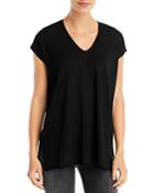 Eileen Fisher V Neck Cap Sleeve Pullover - 100% Exclusive