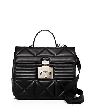 Furla Fortuna Quilted Leather Convertible Satchel