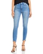 7 For All Mankind Skinny Ankle Jeans In Langley Wave