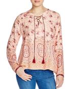 Sanctuary Floral Print Blouse