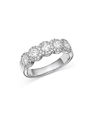 Bloomingdale's Diamond 5-stone Band In 14k White Gold, 1.0 Ct. T.w. - 100% Exclusive