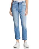 7 For All Mankind Edie Released-hem Straight Jeans In East Village