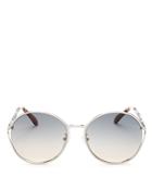 Toms Blythe Oversized Round Sunglasses, 58mm