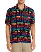 Scotch & Soda Hawaiian Printed Regular Fit Button-down Shirt