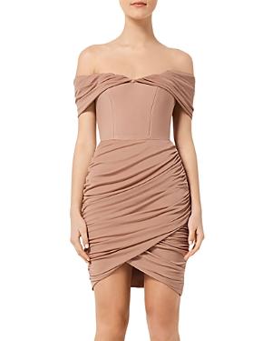 Elliatt Praise Off-the-shoulder Mini Dress