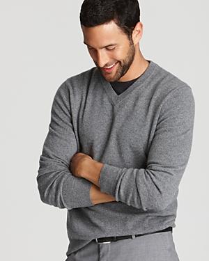 The Men's Store At Bloomingdale's Cashmere V-neck Sweater