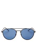Ray-ban Men's Brow Bar Aviator Sunglasses, 55mm