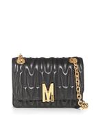 Moschino Logo Quilted Leather Crossbody