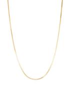 Moon & Meadow 14k Yellow Gold Hearringbone Chain Necklace, 18 - 100% Exclusive