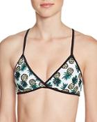 Milly Pineapple Bralette Bikini Top