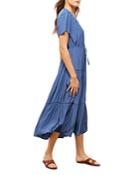 Gerard Darel Sylia Faux Wrap Midi Dress