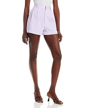Alice And Olivia Conry Pleated Cuffed Shorts