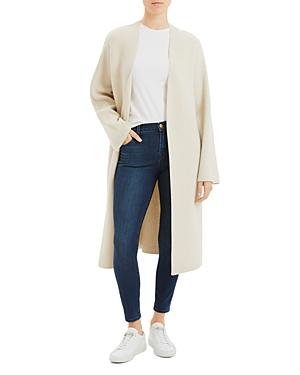 Theory Whipstitched Wool-blend Coat