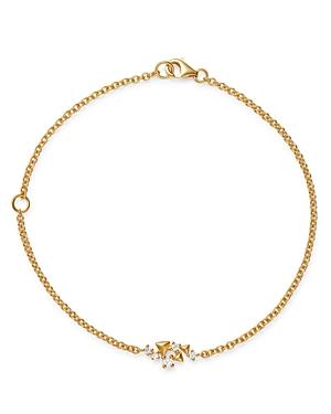 Bloomingdale's Diamond Pyramids Bracelet In 14k Yellow Gold, 0.10 Ct. T.w. - 100% Exclusive