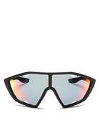 Prada Men's Linea Rossa Mirrored Shield Sunglasses, 130mm