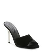 The Kooples Women's Velvet High-heel Sandals