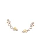 Marina B 18k Gold Trina Diamond Climber Earrings