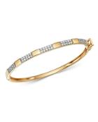 Bloomingdale's Diamond Station Bangle In 14k Yellow Gold, 1.0 Ct. T.w. - 100% Exclusive