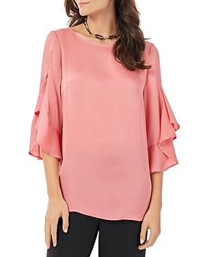 Misook Ruffle Sleeve Top