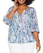 Nic+zoe Plus Toucan Printed Shirt